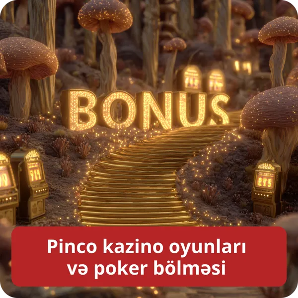 Pinco казино oyunları və poker bölməsi