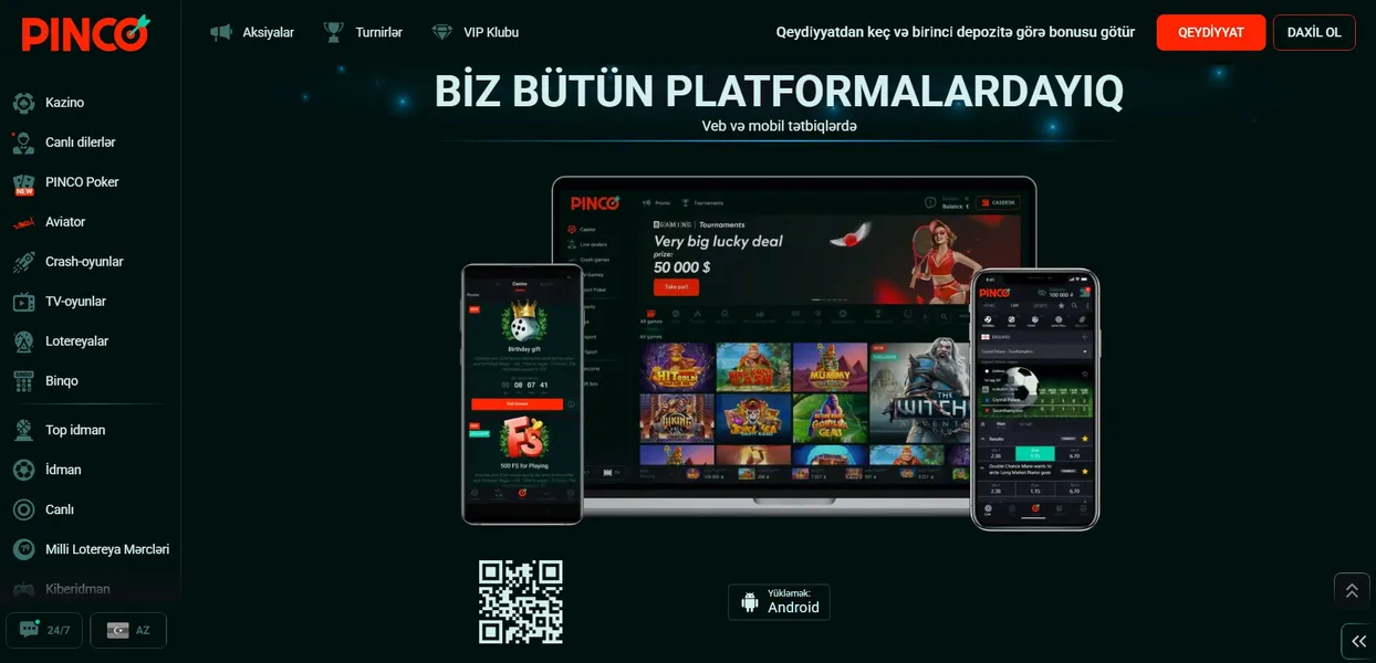 Pinco yukle və quraşdırma təlimatı